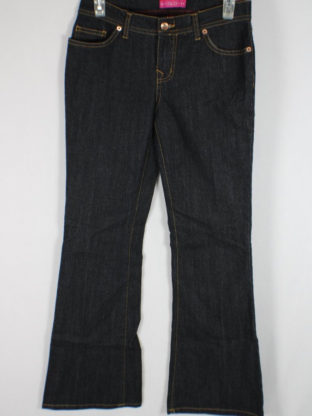 GLO Jeans Y2K Low Rise Dark Wash Bootcut Flare Size 3 VTG